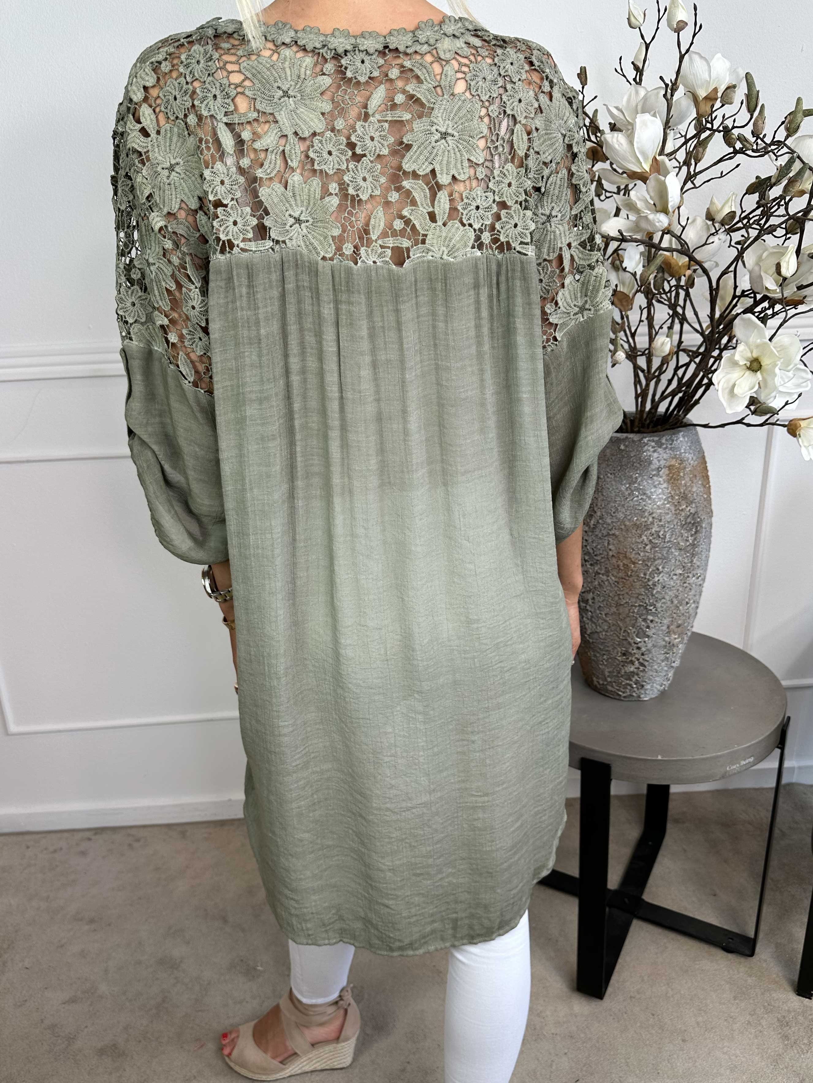 Juliette - Tunika i bomuldsblanding med broderinger